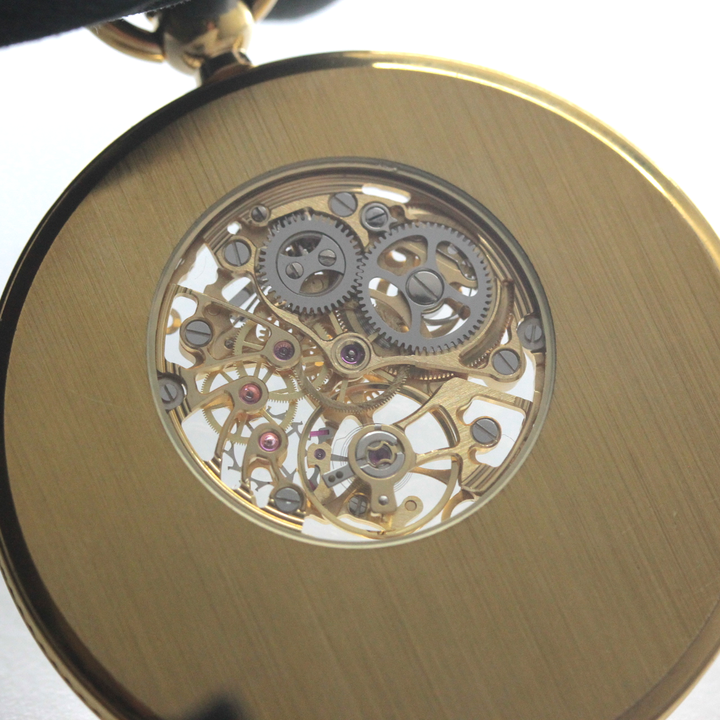 絶版モデルのティソ / TISSOT /ゴールドカラー/ スケルトン/薄型 / ヴィンテージ / tissot-1047　裏面