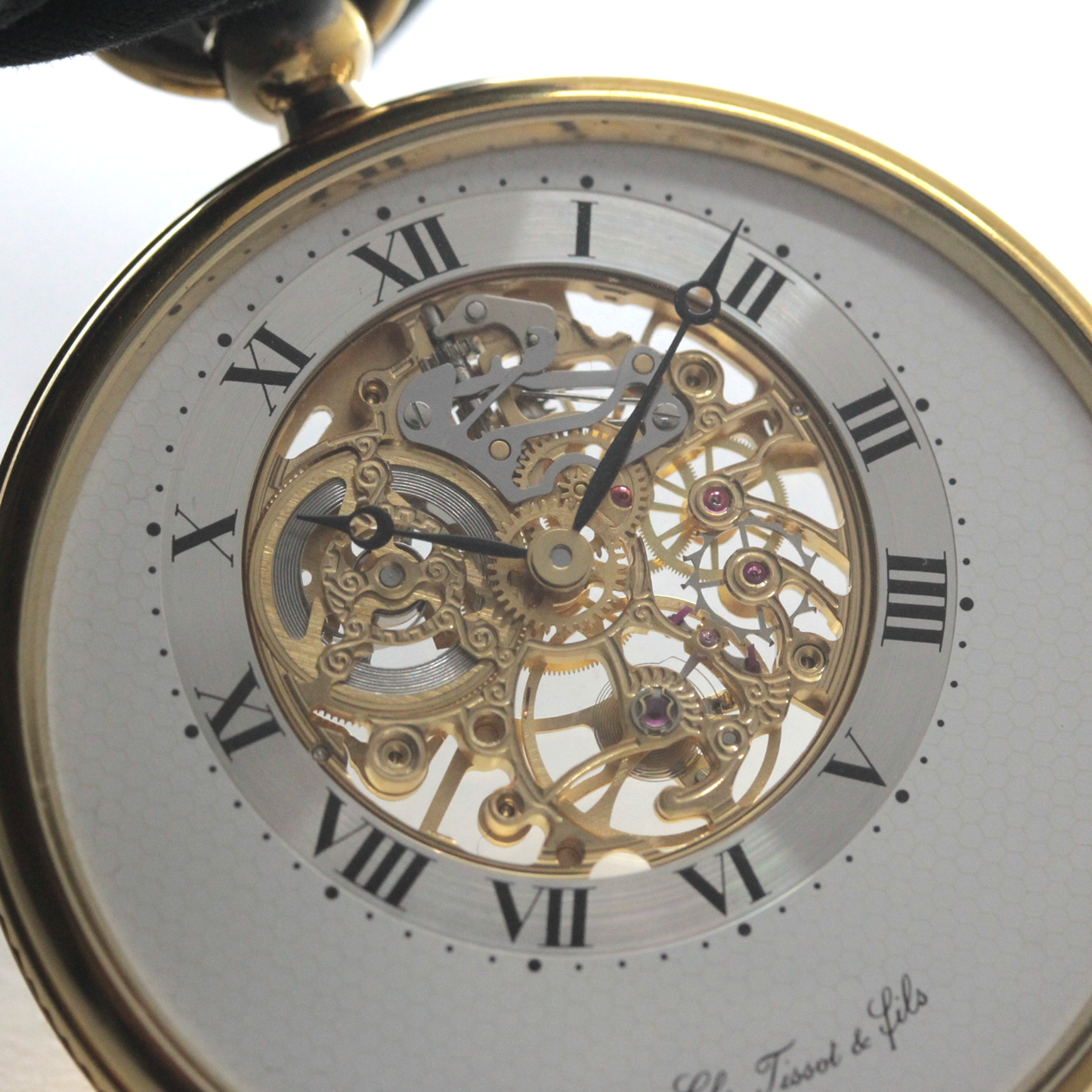 絶版モデルのティソ / TISSOT /ゴールドカラー/ スケルトン/薄型 / ヴィンテージ / tissot-1047