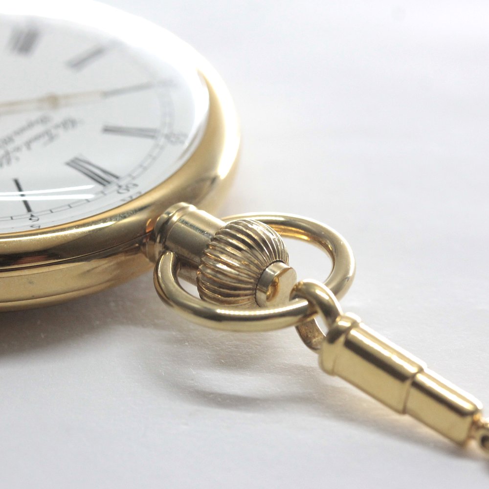 絶版モデルのティソ（TISSOT）/ ヴィンテージウォッチ / ゴールドカラーオープンフェイス / ローマン数字/ 手巻き式 / 懐中時計 / tissot-1048