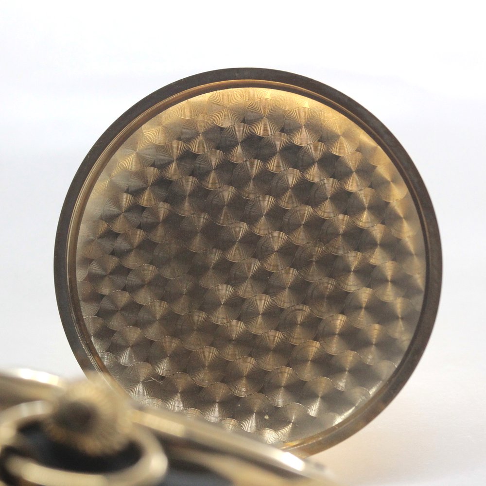 絶版モデルのティソ（TISSOT）/ ヴィンテージウォッチ / ゴールドカラーオープンフェイス / ローマン数字/ 手巻き式 / 懐中時計 / tissot-1048