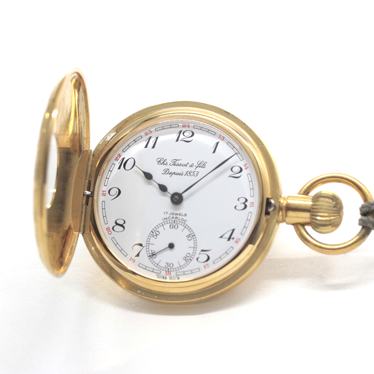 Discontinued Tissot Half Hunter Pocket Watch, Tissot-1036 – 正美堂
