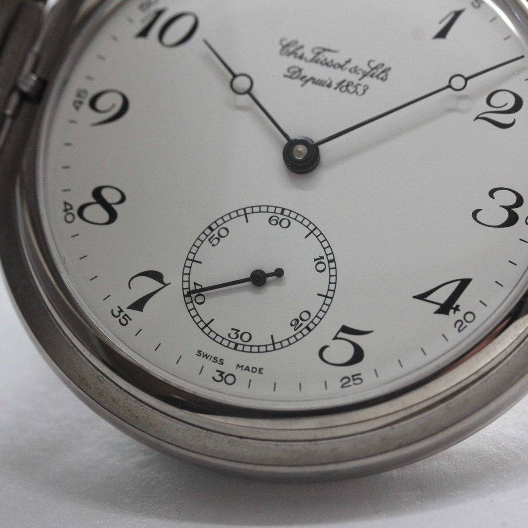 絶版モデルのティソ / TISSOT /シルバーカラー/アラビア数字/ハンター