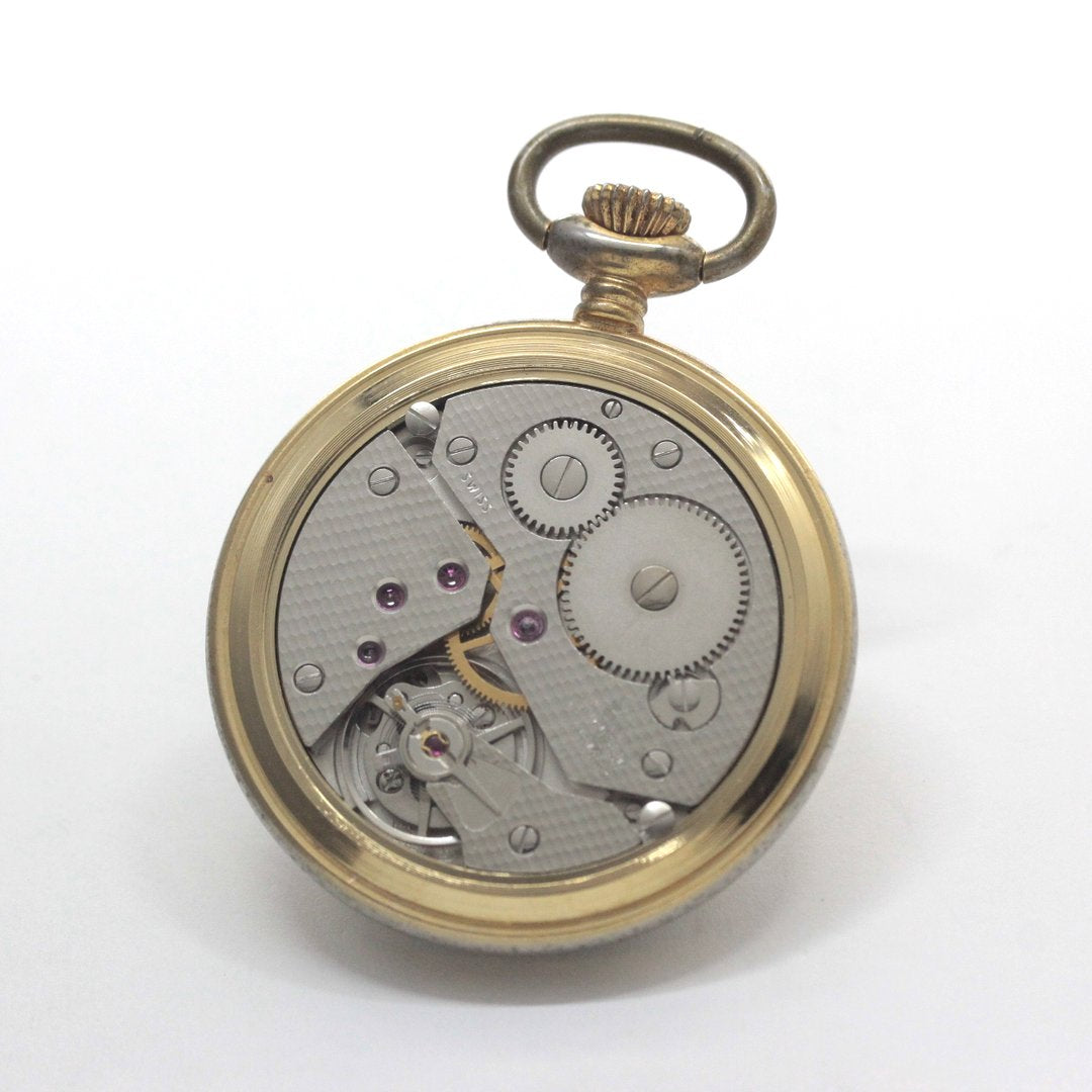 絶版モデルのティソ / TISSOT /ゴールドカラー/アラビア数字/ハーフハンター 懐中時計 /ヴィンテージ / tissot-1060