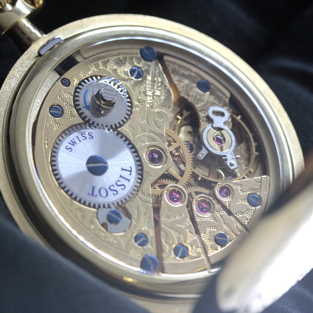 ティソ 鍵巻き式懐中時計 tissot-1064　ムーブメント