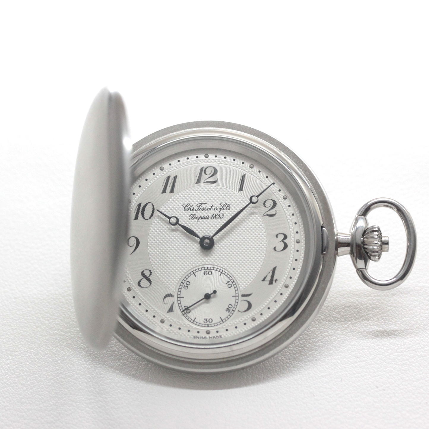 正面 アラビア数字文字盤 ヴィンテージ懐中時計 /  tissot-1066