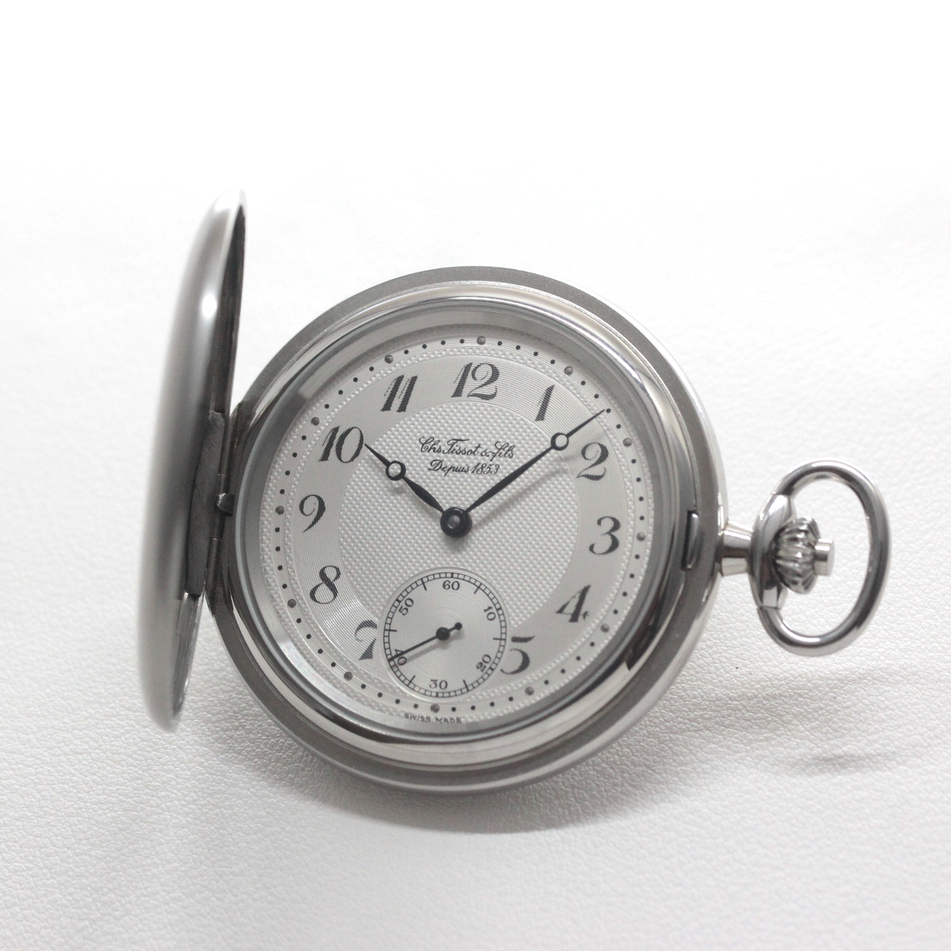 正面 アラビア数字文字盤 ヴィンテージ懐中時計 /  tissot-1066