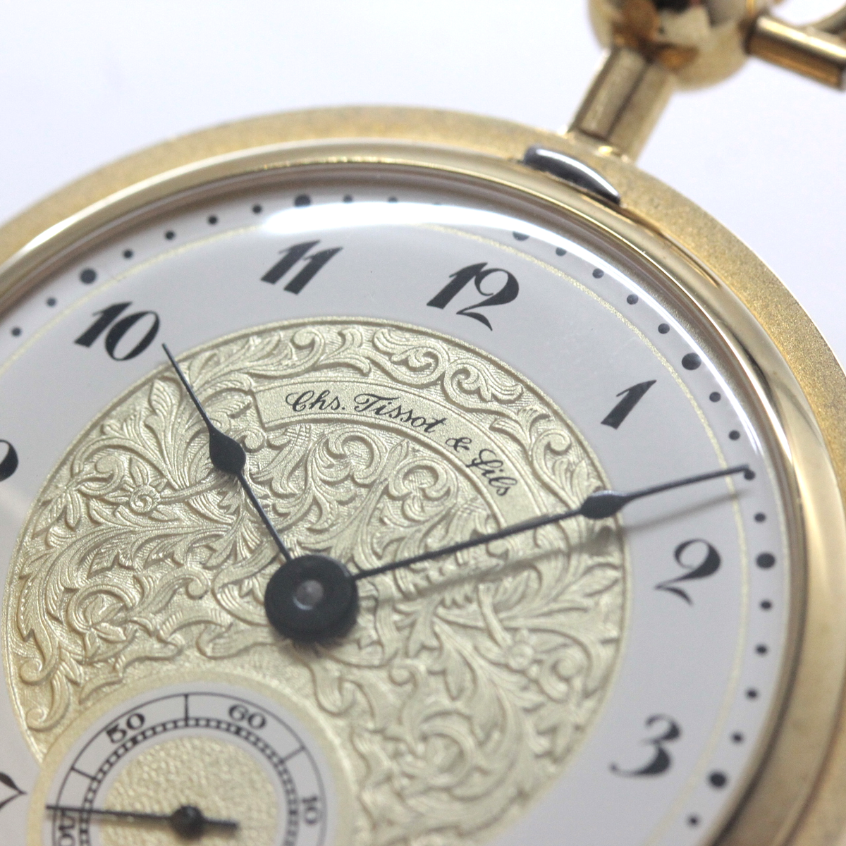 １２時方向にはティソの表記