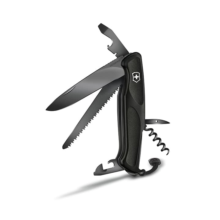 VICTORINOX（ビクトリノックス） ラージ・マルチツール ナイフ レンジャーグリップ 55 オニキス ブラック 0.9563.C31P