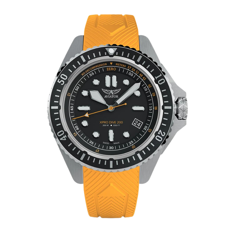 AVIATOR(アビエイター) XPRO DIVE 200 クォーツ ダイバーズ 腕時計 V.1.42.0.371.0