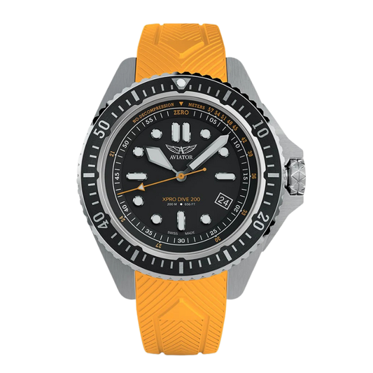 AVIATOR(アビエイター) XPRO DIVE 200 クォーツ ダイバーズ 腕時計 V.1.42.0.371.0