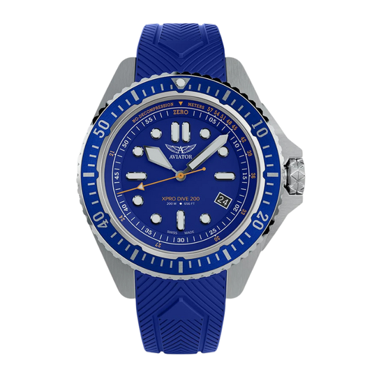 AVIATOR(アビエイター) XPRO DIVE 200 クォーツ ダイバーズ 腕時計 V.1.42.0.372.6