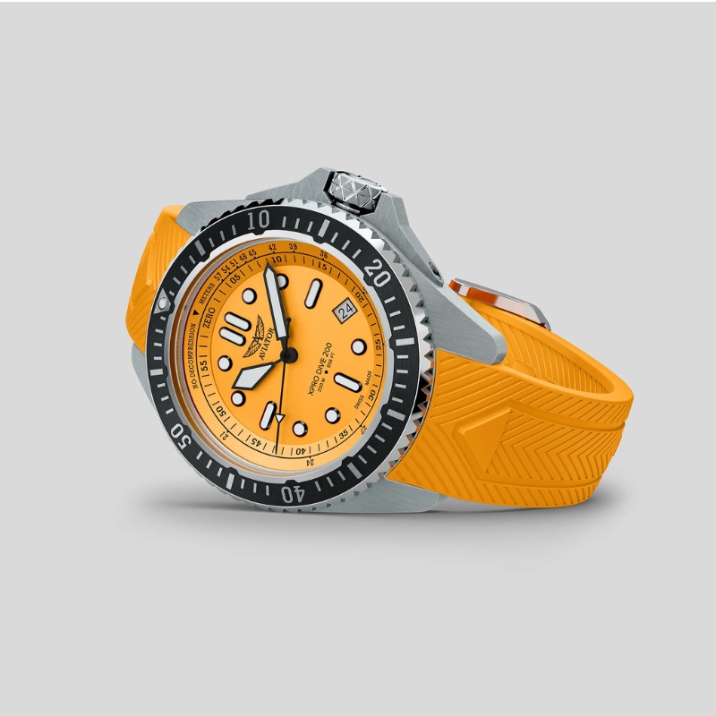 AVIATOR(アビエイター) XPRO DIVE 200 クォーツ ダイバーズ 腕時計 V.1.42.0.375.0