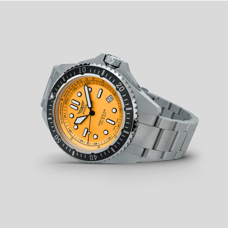 AVIATOR(アビエイター) XPRO DIVE 200 クォーツ ダイバーズ 腕時計 V.1.42.0.375.5