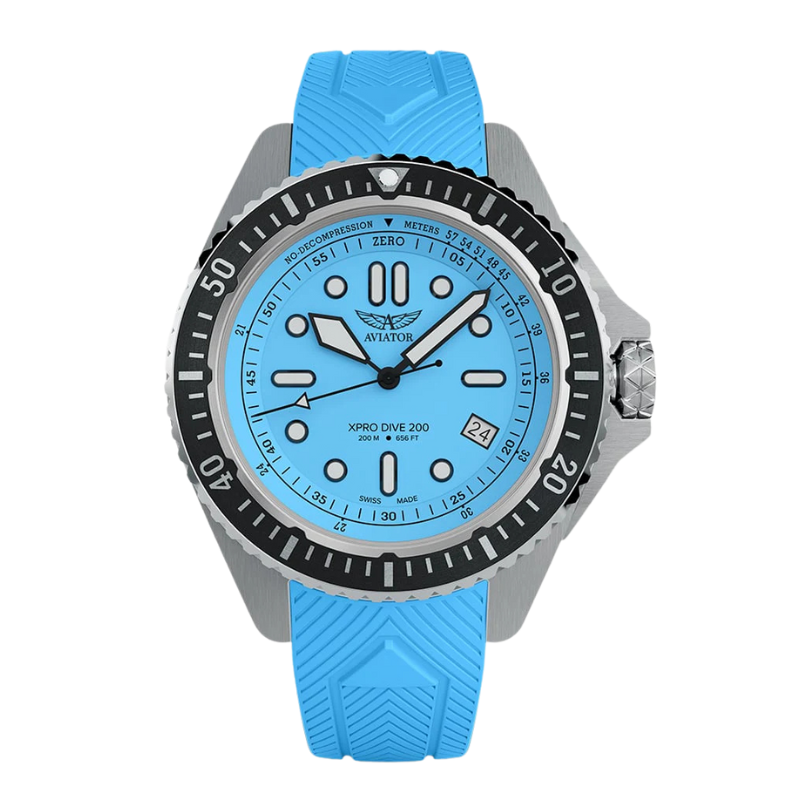 AVIATOR(アビエイター) XPRO DIVE 200 クォーツ ダイバーズ 腕時計 V.1.42.0.376.0