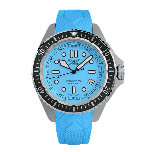 AVIATOR(アビエイター) XPRO DIVE 200 クォーツ ダイバーズ 腕時計 V.1.42.0.376.0