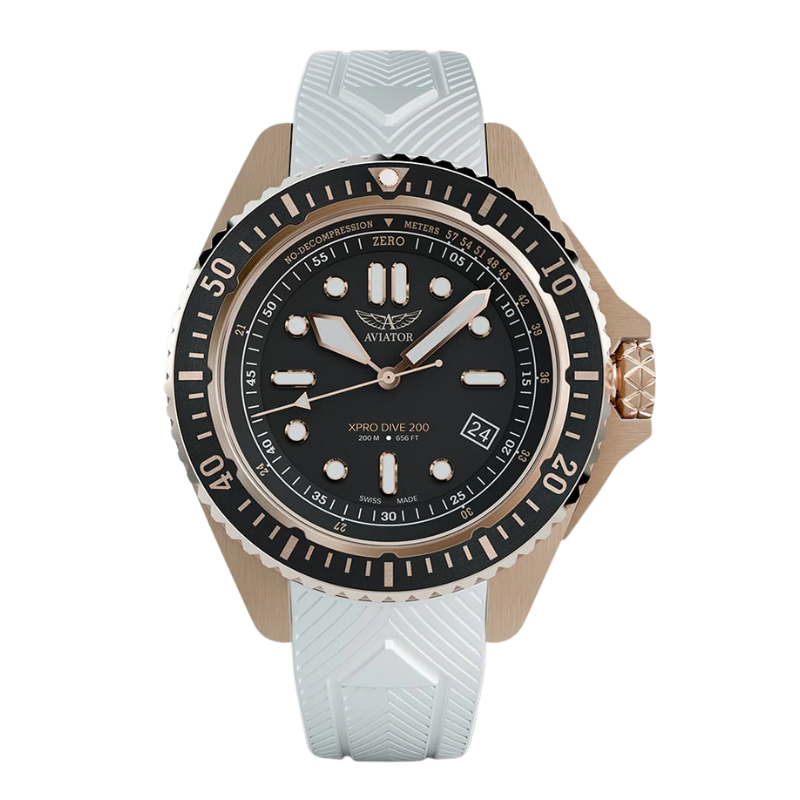 AVIATOR(アビエイター) XPRO DIVE 200 クォーツ ダイバーズ 腕時計 V.1.42.2.373.0