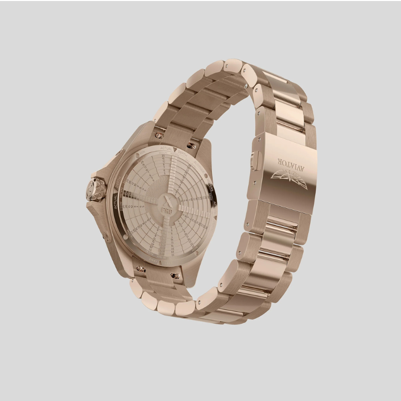 AVIATOR(アビエイター) XPRO DIVE 200 クォーツ ダイバーズ 腕時計 V.1.42.2.374.5