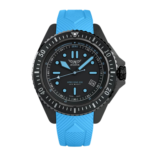 AVIATOR(アビエイター) XPRO DIVE 200 クォーツ ダイバーズ 腕時計 V.1.42.5.377.0