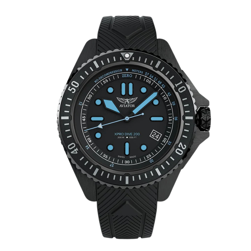 AVIATOR(アビエイター) XPRO DIVE 200 クォーツ ダイバーズ 腕時計 V.1.42.5.377.6