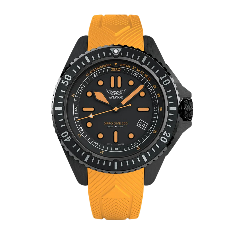 AVIATOR(アビエイター) XPRO DIVE 200 クォーツ ダイバーズ 腕時計 V.1.42.5.378.0