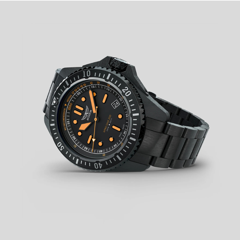 AVIATOR(アビエイター) XPRO DIVE 200 クォーツ ダイバーズ 腕時計 V.1.42.5.378.5