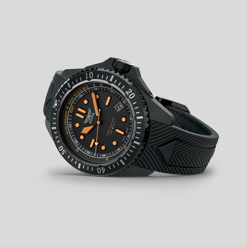 AVIATOR(アビエイター) XPRO DIVE 200 クォーツ ダイバーズ 腕時計 V.1.42.5.378.6