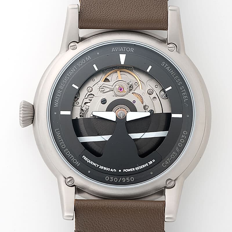 AVIATOR(アビエイター) DOUGLAS DAKOTA(ダグラス ダコタ) パイロットウォッチV.3.31.0.227.4 腕時計（フライトジャケット付き）