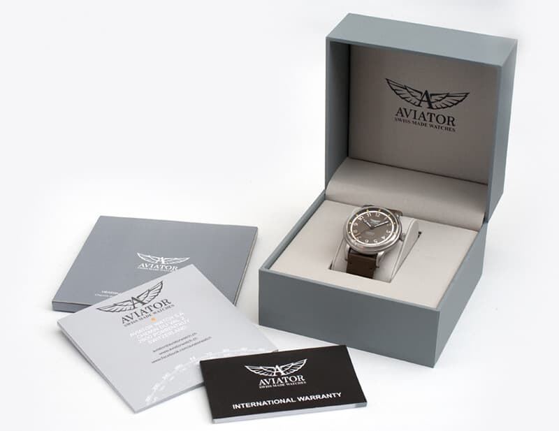 AVIATOR(アビエイター) DOUGLAS DAKOTA(ダグラス ダコタ) パイロットウォッチV.3.31.0.227.4 腕時計（フライトジャケット付き）