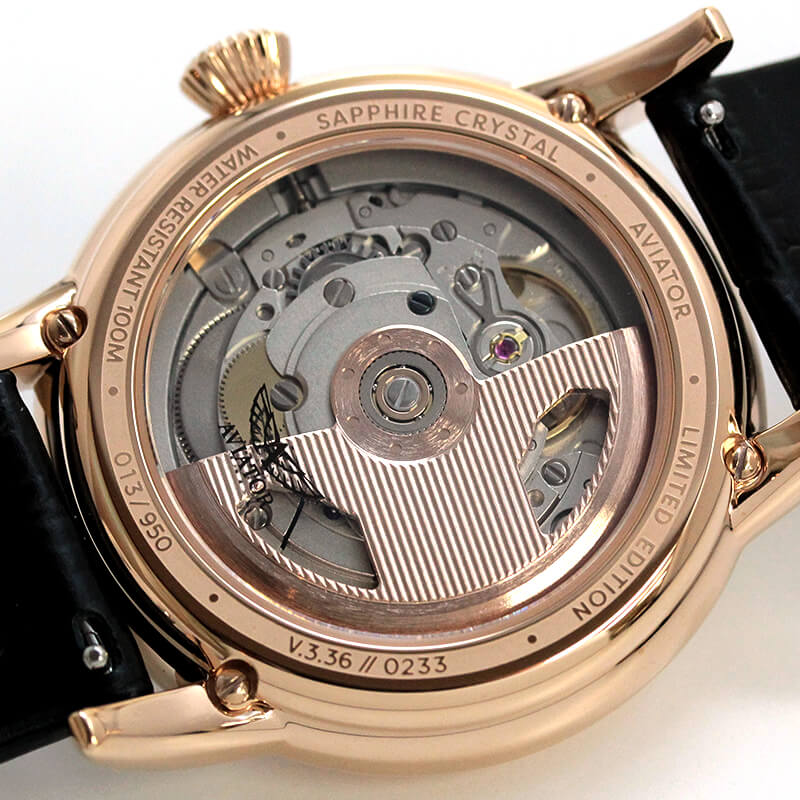 AVIATOR(アビエイター) DOUGLAS DAY DATE MECA 41(ダグラス デイ デイト メカ 41) 自動巻き 腕時計 V.3.36.2.288.4