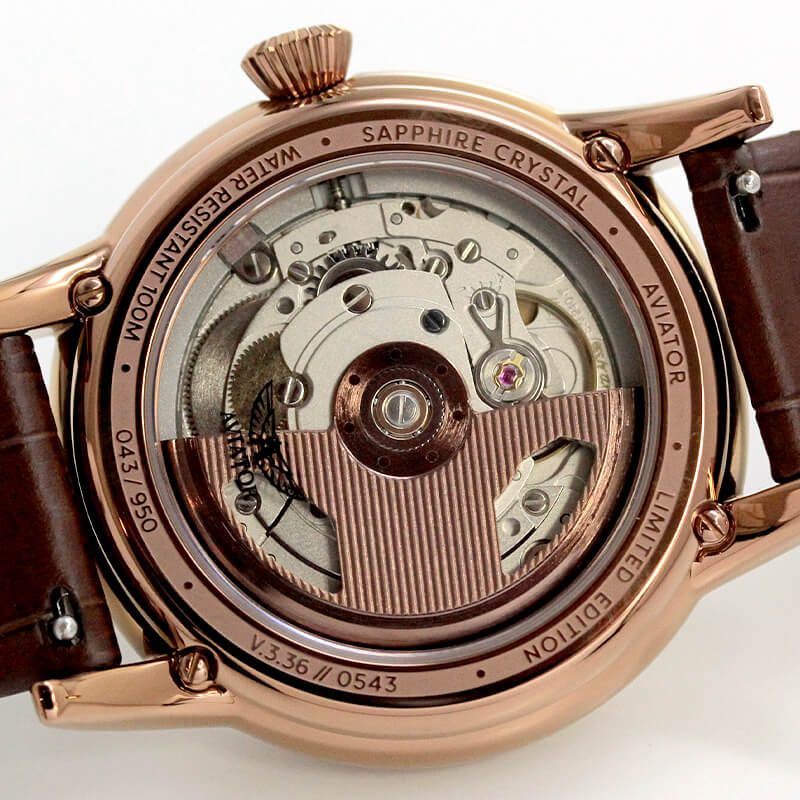 AVIATOR(アビエイター) DOUGLAS DAY DATE MECA 41(ダグラス デイ デイト メカ 41) 自動巻き 腕時計 V.3.36.8.290.4