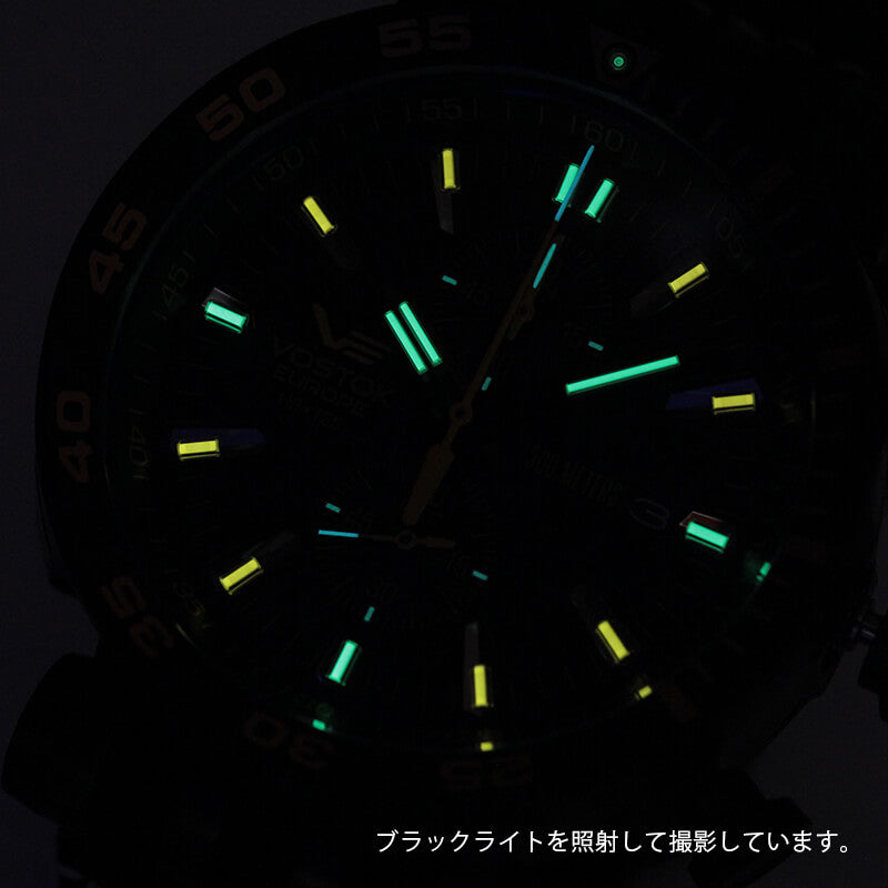 VOSTOK EUROPE（ボストーク ヨーロッパ） エネルギア-2 VK61-575C589 ブラック 腕時計