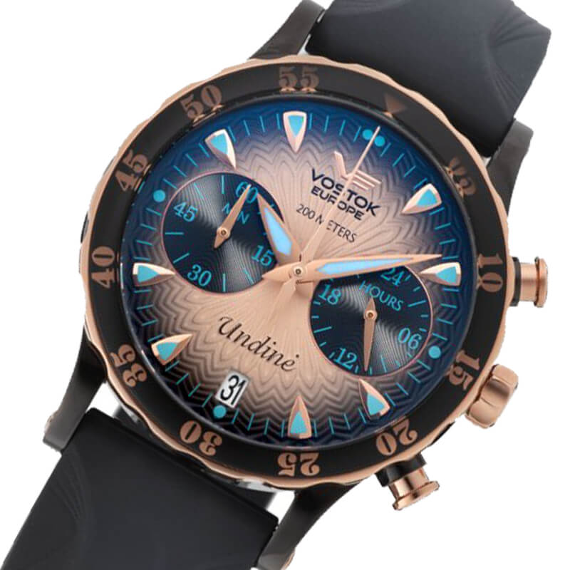 VOSTOK EUROPE(ボストーク ヨーロッパ) Undine ウンディーネ 39mm径レディースウォッチ VK64-515E627 腕時計