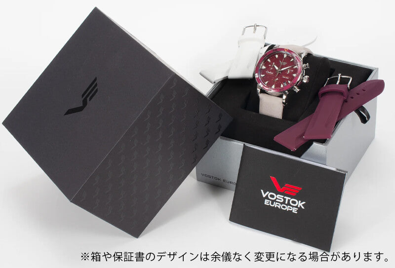 VOSTOK EUROPE(ボストーク ヨーロッパ) Undine ウンディーネ ユニセックスコレクション -Cranberry- クォーツ 腕時計 VK68-515A774