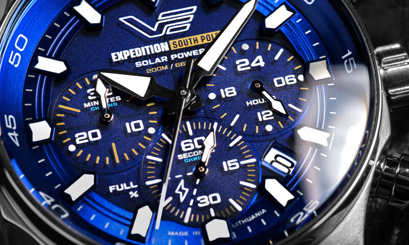 VOSTOK EUROPE（ボストーク ヨーロッパ）/Expedition South Pole/ ソーラーパワー クオーツクロノグラフ / VR42-592A762/腕時計