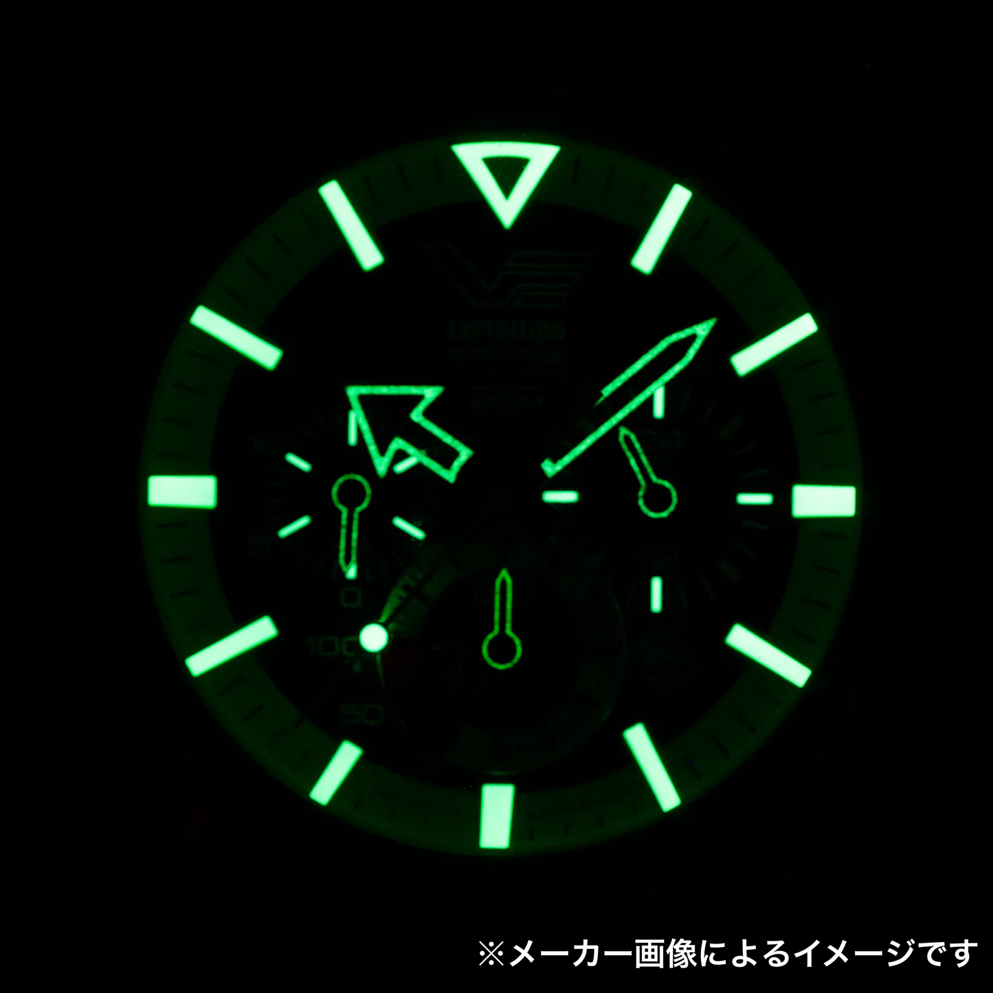 VOSTOK EUROPE（ボストーク ヨーロッパ）/ Expedition North Pole / ソーラーパワー クオーツクロノグラフ / ライムグリーン / VR42-595A733 / 腕時計