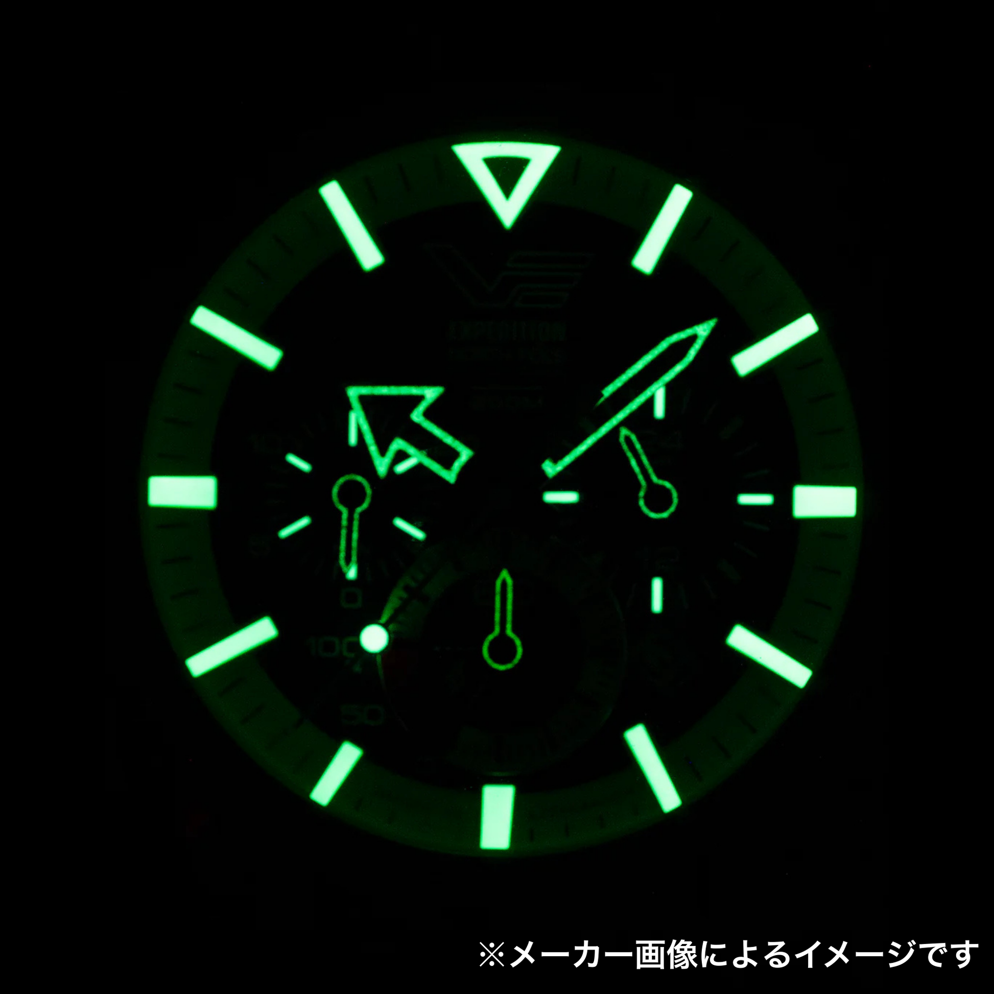 VOSTOK EUROPE（ボストーク ヨーロッパ）/ Expedition North Pole / ソーラーパワー クオーツクロノグラフ / ライムグリーン / VR42-595A733 / 腕時計