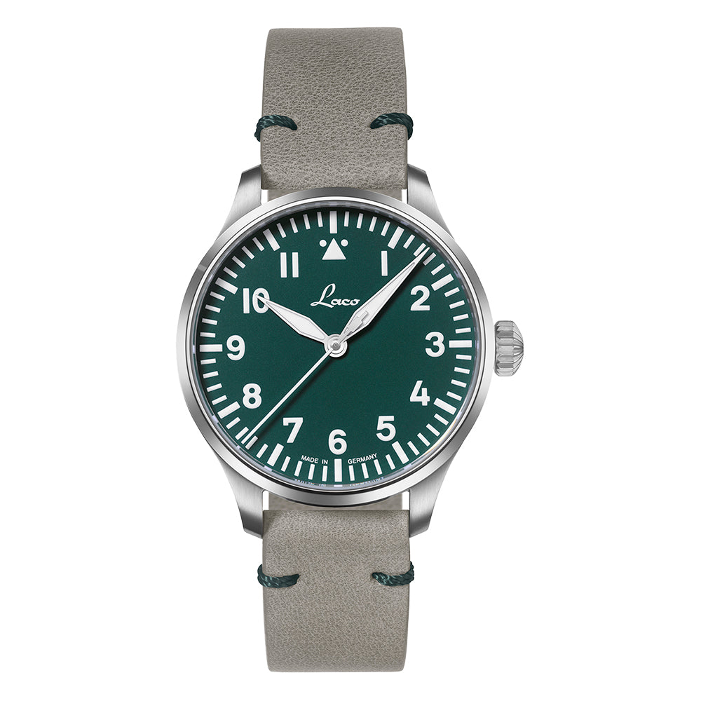 Laco (ラコ) パイロット アウクスブルク39 グリュン 自動巻き 腕時計 862189 世界限定250本