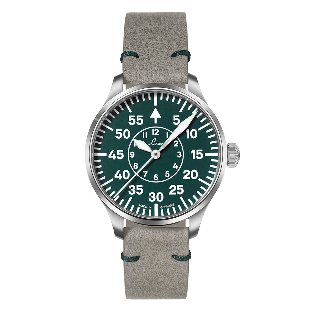 Laco (ラコ) パイロット アーヘン39 グリュン 自動巻き 腕時計 862190 世界限定250本