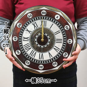 Antonio　Zaccarellaアントニオ・ザッカレラ 掛け時計 ザッカレラZ135【zc135001】　レッド