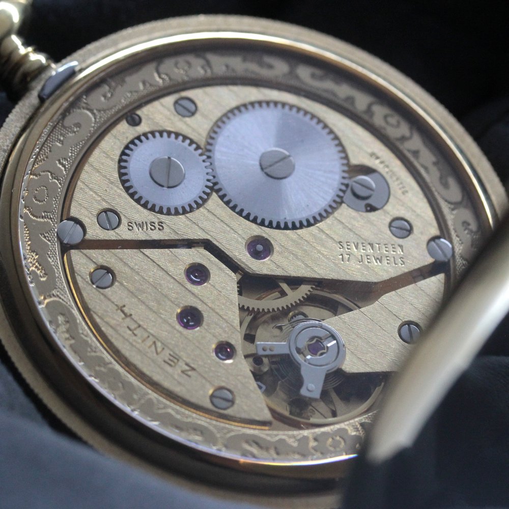 1865年に創業した老舗ブランド、ゼニス（ZENITH）　ダブルハンターケース懐中時計/zenith-102