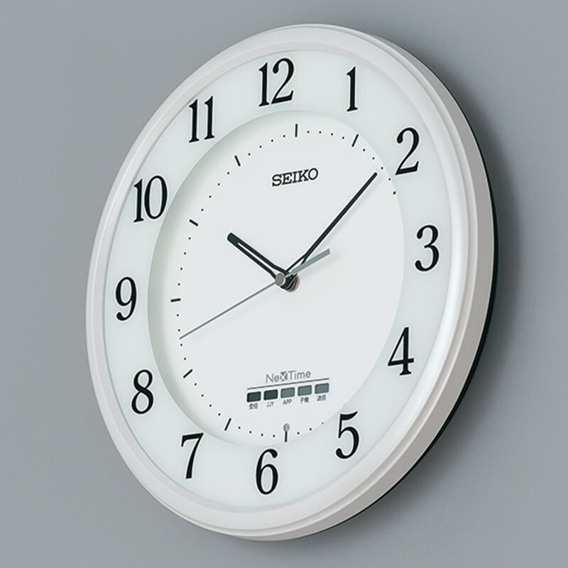 SEIKO セイコー ネクスタイム  電波掛け時計　ZS255W