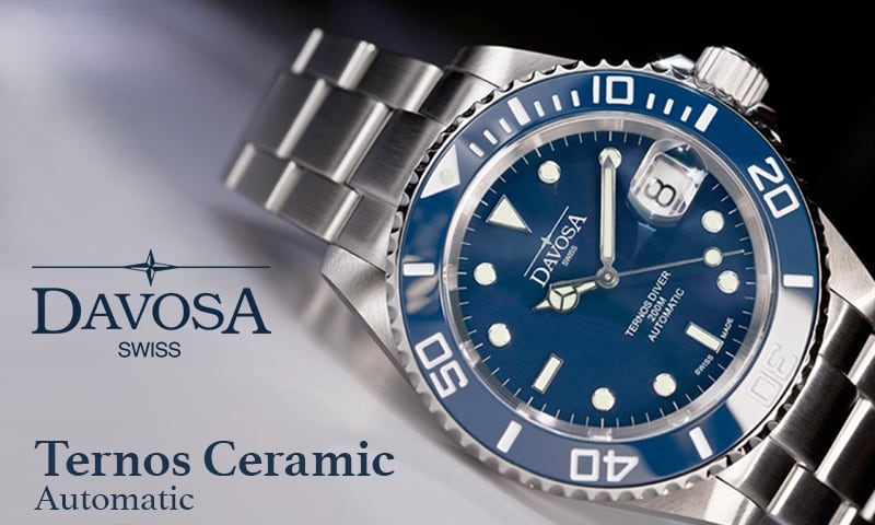 DAVOSA（ダボサ） Ternos Ceramic（テルノス セラミック）/自動巻き/ブルー/メンズ/ 161.555.40 腕時計