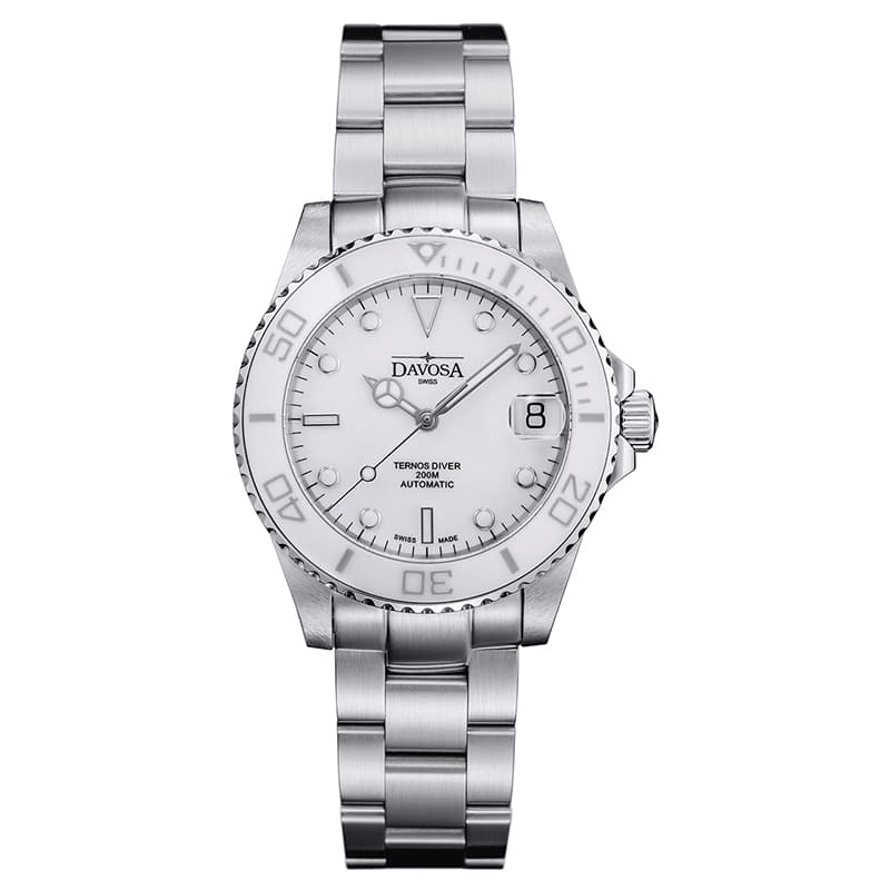 DAVOSA（ダボサ）TERNOS MEDIUM（テルノス ミディアム）/自動巻き/36.5mm経/ 166.195.10 ホワイト 腕時計