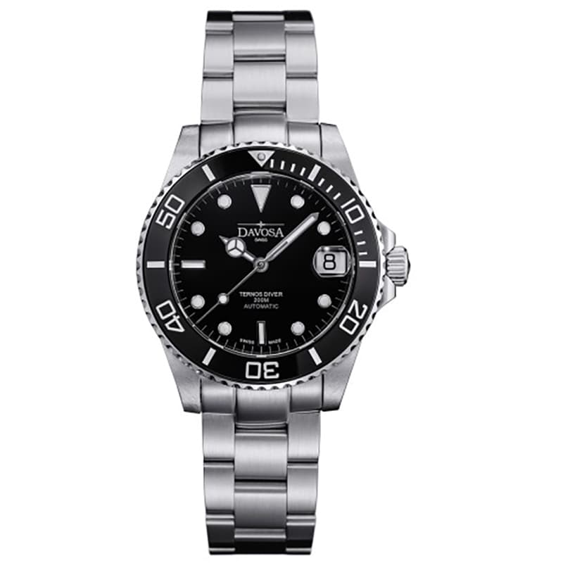 DAVOSA（ダボサ）TERNOS MEDIUM（テルノス ミディアム）/自動巻き/36.5mm径/ 166.195.50 ブラック 腕時計