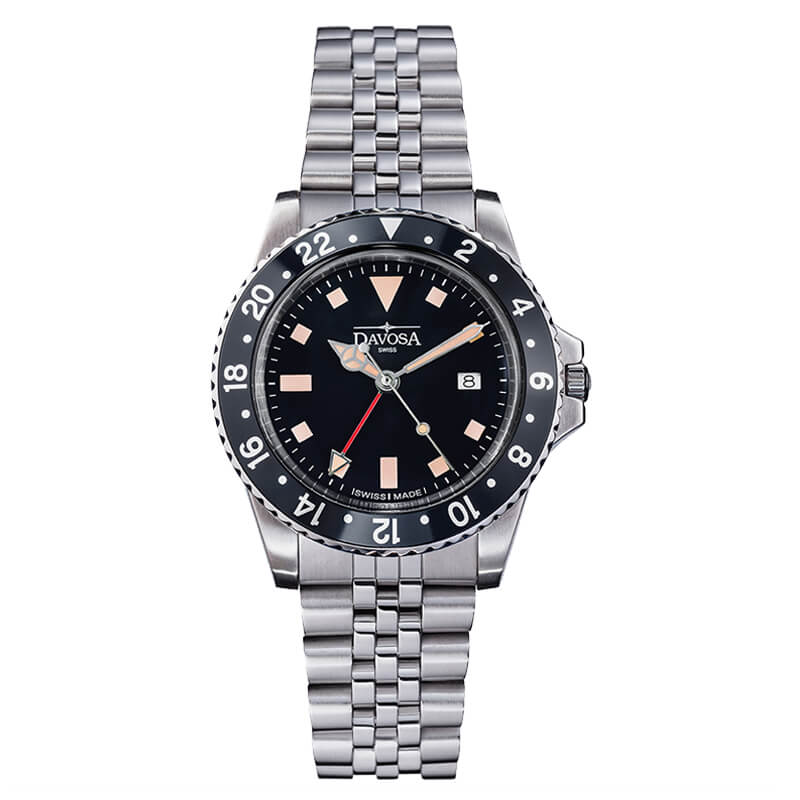 新品未使用　ダボサ　ビンテージダイバー　ＧＭＴ　クオーツ　162.500.45