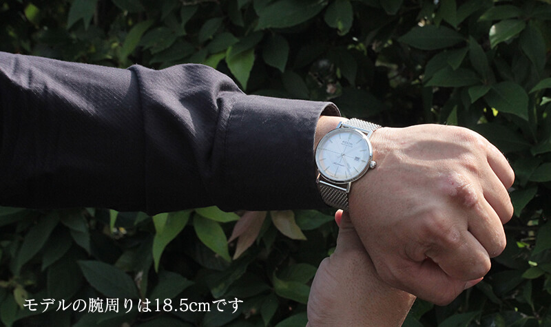エポス（epos） ORIGINALE 自動巻きウォッチ 33437slm 腕時計 試着イメージ
