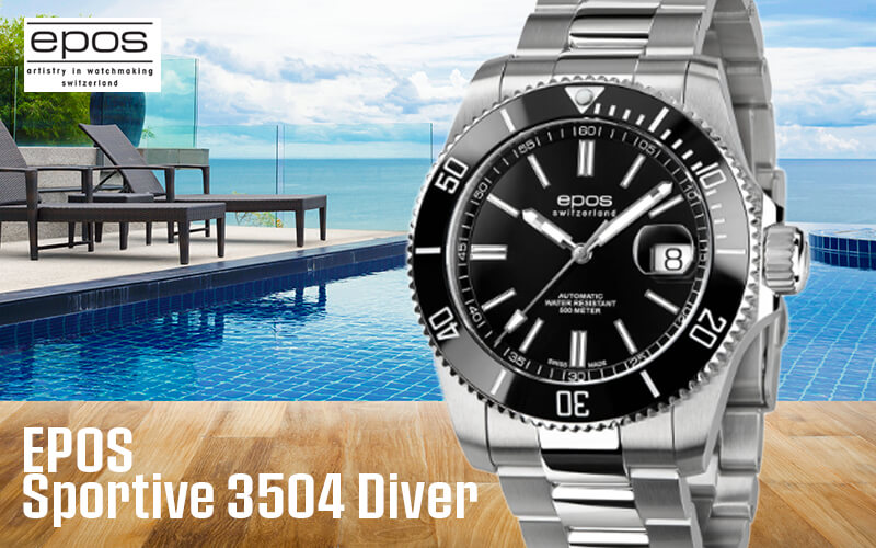 EPOS ݥ 3504 Diver Сå 3504BK ư ӻ