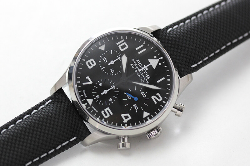 フォルティス（FORTIS)腕時計 パイロットクラシック クロノグラフ 自動巻き 904.21.41LP | 時計通販 正美堂時計店