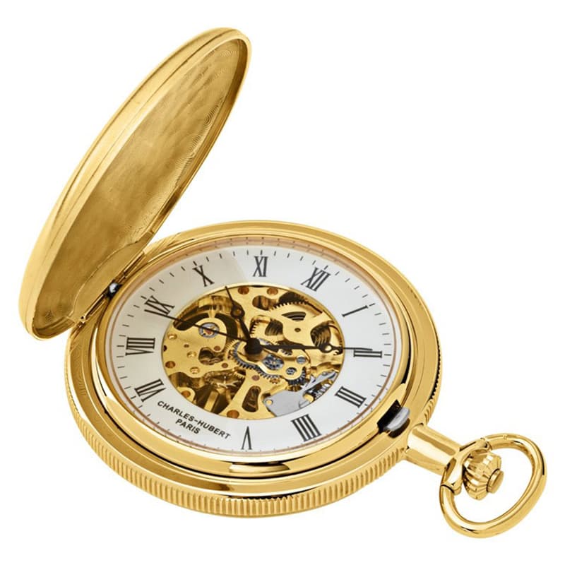 チャールズヒューバート（Charles-Hubert） 懐中時計 手巻き式 3536 ゴールドカラー