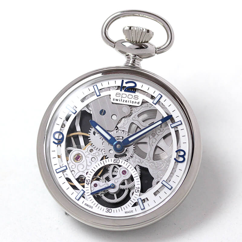 エポス（EPOS) フルスケルトン懐中時計2003ASL | 時計通販 正美堂時計店